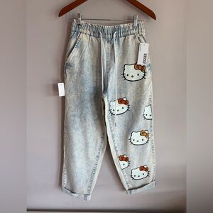 Hello Kitty Kids Joggers - Light Blue med nwt